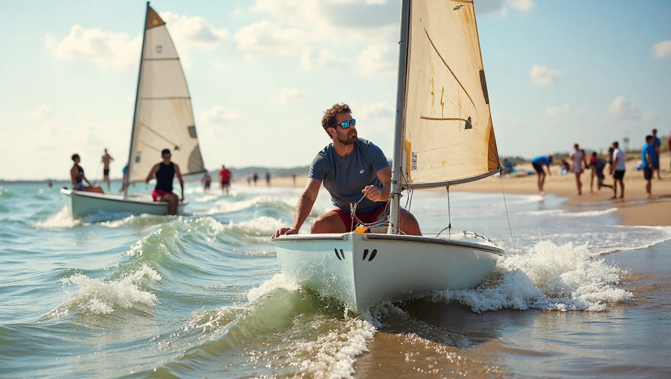 Char à voile catégorie masters et seniors