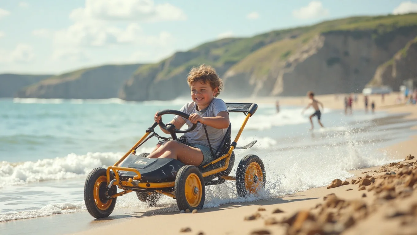 Char à voile enfant et mini-buggy : âge, sécurité et progression