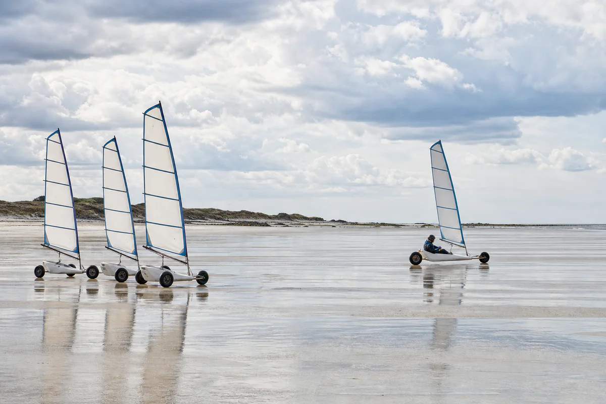 Char à voile à Santec, la séance se gagne avant même de réserver