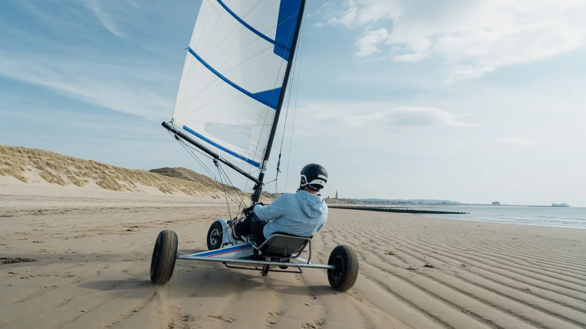 Char à voile Caen : Ouistreham s’impose pour une première séance bien encadrée