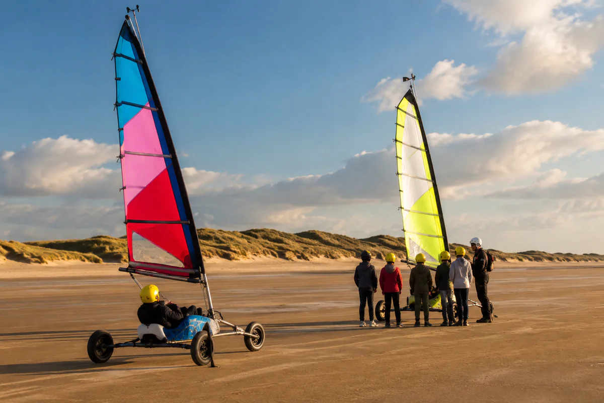 Char à voile Fort Mahon : quelle école choisir pour débuter en famille ?