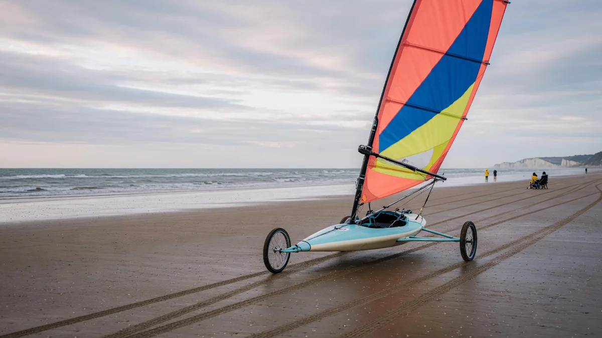 Char à voile Houlgate se prépare mieux quand la météo guide votre séance