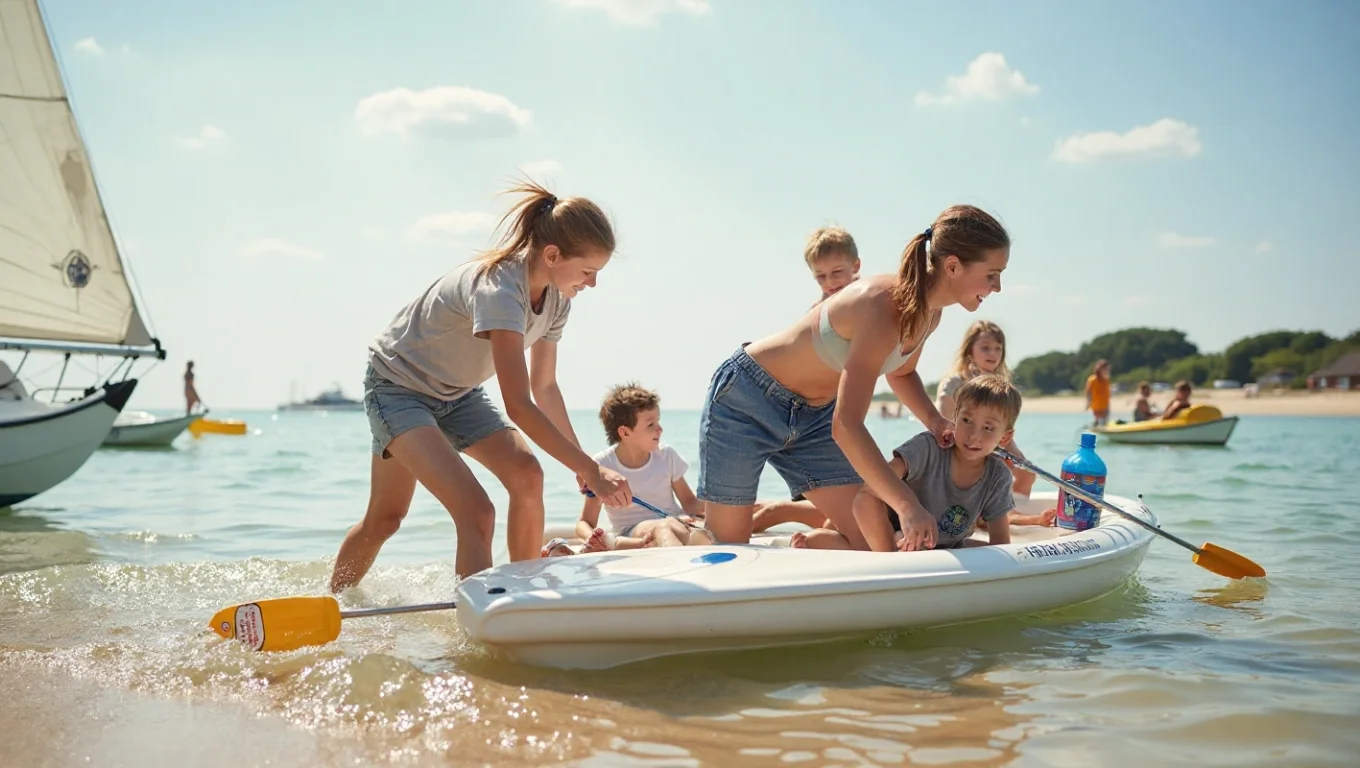 Char à voile en famille le week-end : activité multi-âges