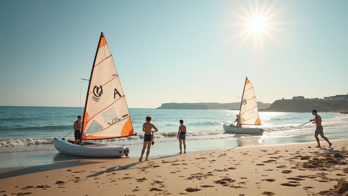 Spots char à voile en Finistère Nord : Saint-Malo, Roscoff