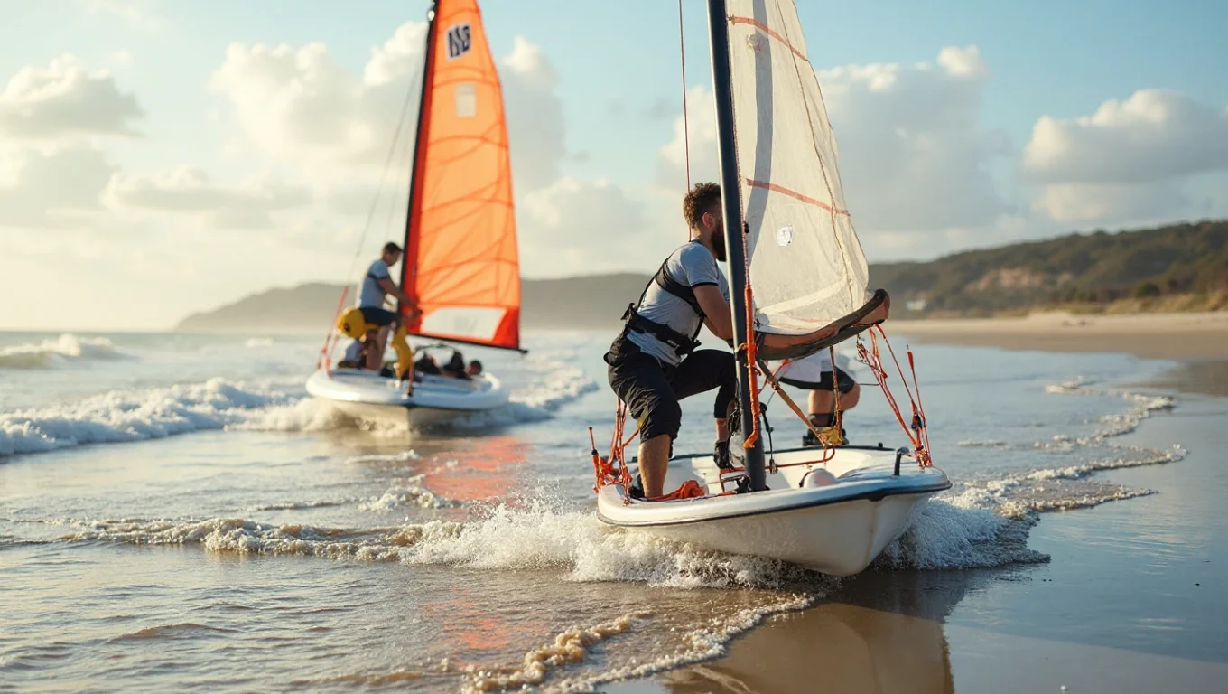 Freinage urgence en char à voile : technique et réflexes