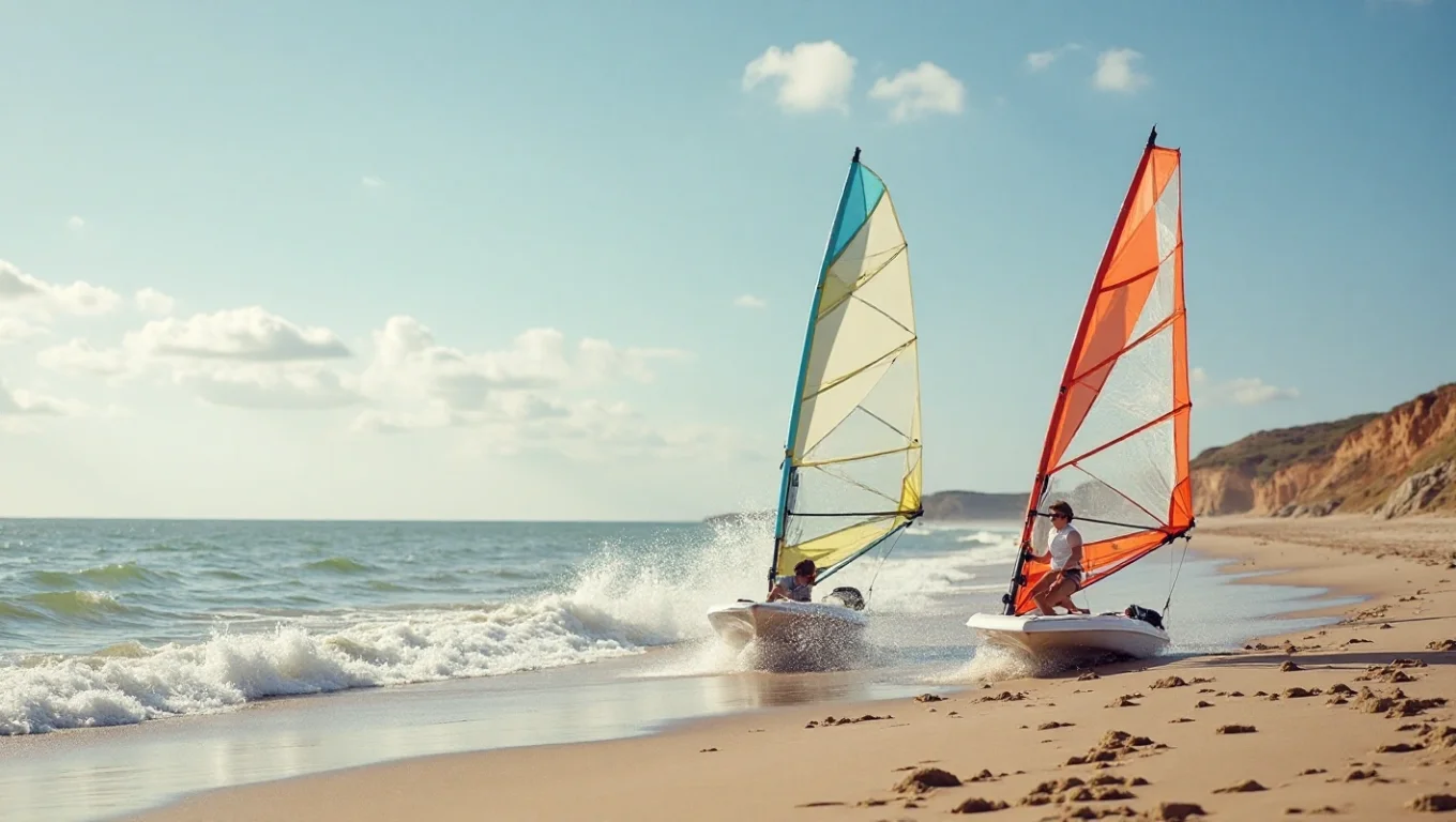 Galets vs sable : quelle surface pour le char à voile
