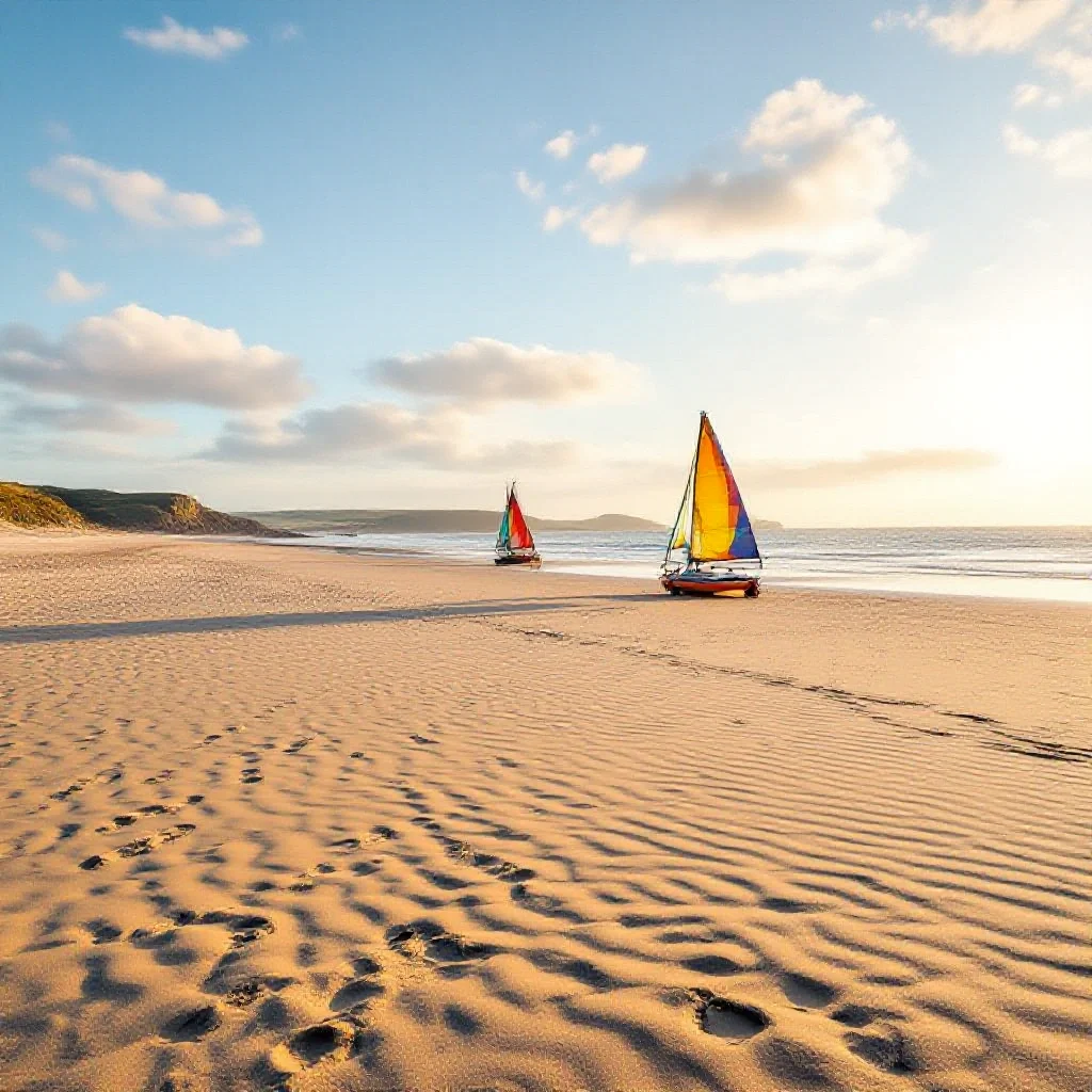 Plage de Pentrez vue aérienne