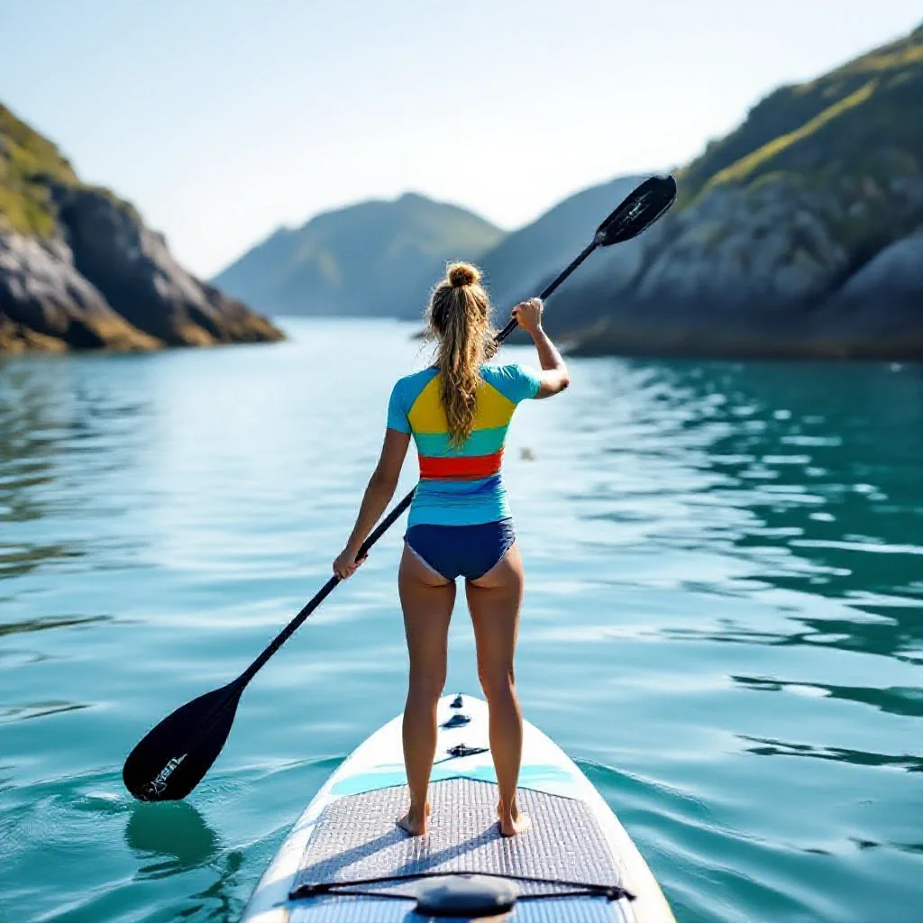 Paddle à Pentrez — Stand Up Paddle en baie de Douarnenez