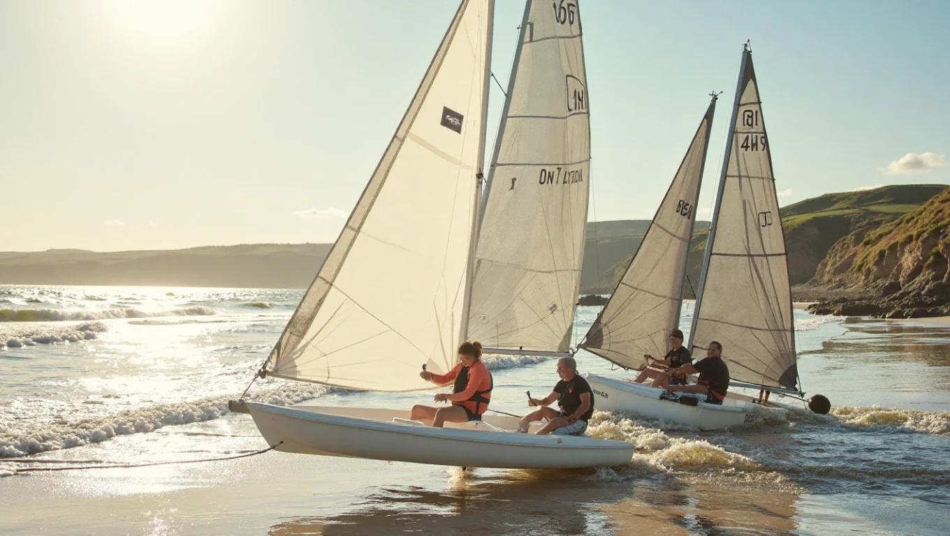 Progression et niveaux en char à voile selon la FFVL