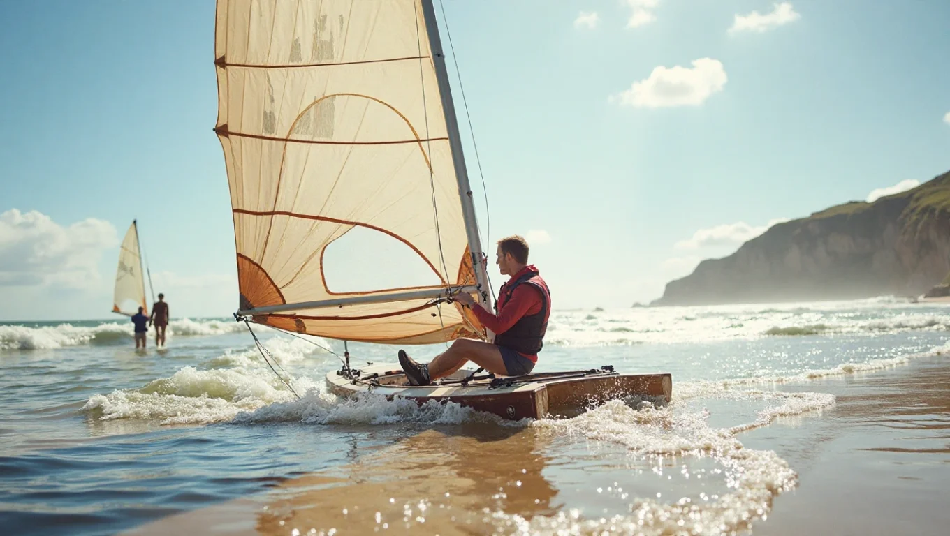 Réglage de voile selon le vent en char à voile : les bons gestes