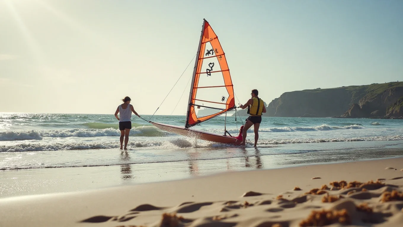 Baie d’Audierne : spot char à voile en Finistère Sud